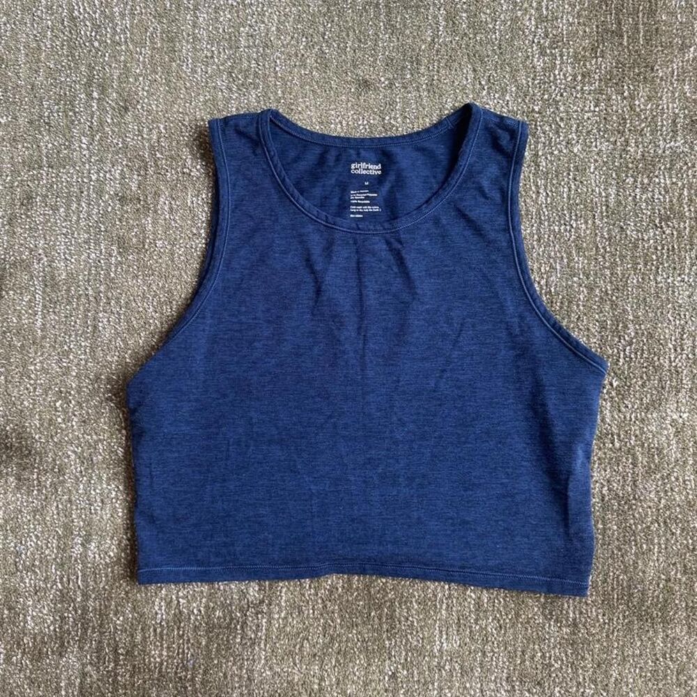 Girlfriend-collective Women's Blue and Navy Vest